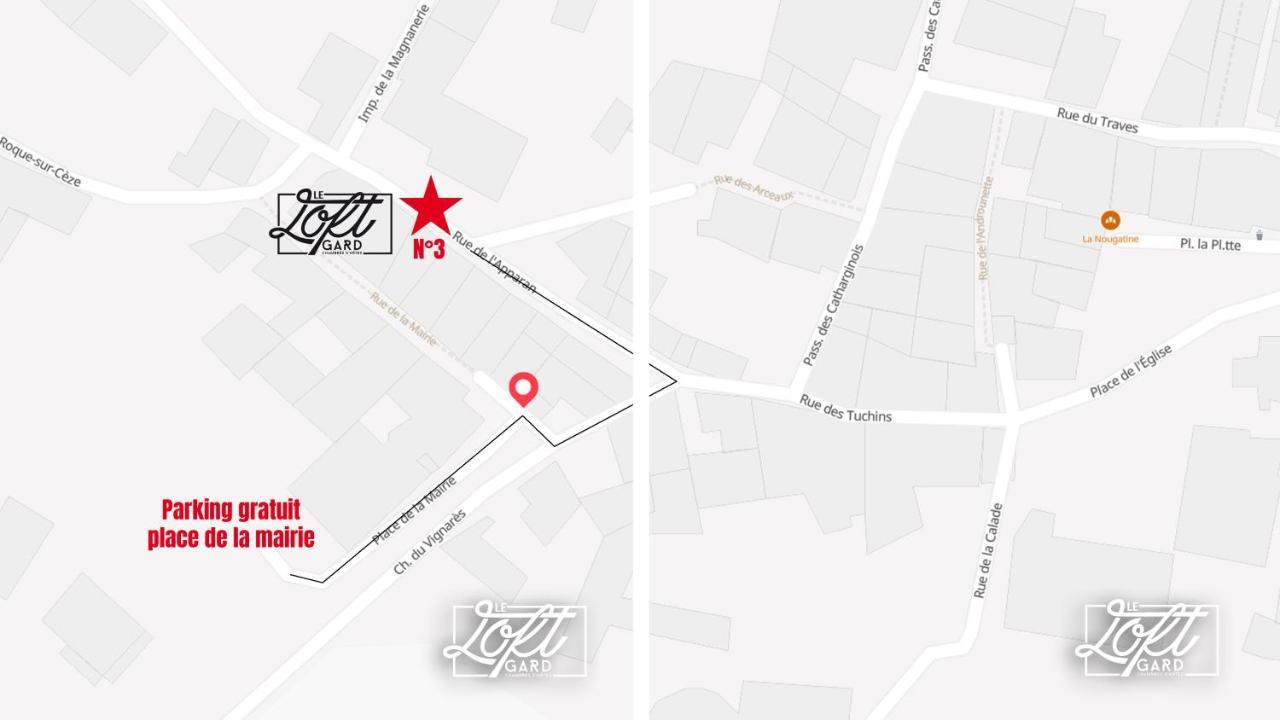 Saint-Michel-d'Euzet Chambres D'Hotes Et Spa Privatif - Le Loft Gard מראה חיצוני תמונה